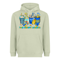Matcha down syndrome coffee cups Heavyweight Hoodie - Zillion Design Studio