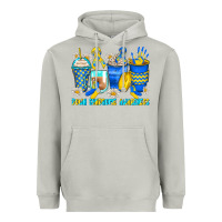 Moon Dust down syndrome coffee cups Heavyweight Hoodie - Zillion Design Studio