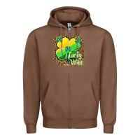 Chestnut lucky vibes Zipper Hoodie - RanaPortraitStore