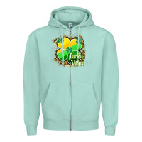 Seafoam lucky vibes Zipper Hoodie - RanaPortraitStore
