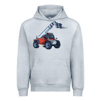 Heather Grey Telehandler Urban Hoodie - LillyAllenDesigns
