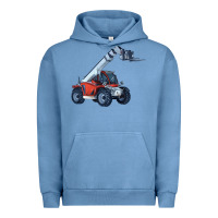 Pigment Pebble Blue Telehandler Urban Hoodie - LillyAllenDesigns