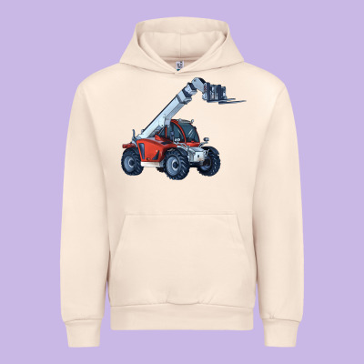 Telehandler Urban Hoodie Designed By Lillyallendesigns