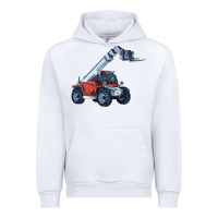 White Telehandler Urban Hoodie - LillyAllenDesigns