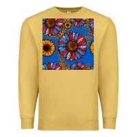 Antique Gold usa sunflowers seamless pattern Premium Sweatshirt - HRA Design Shop