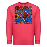 Cardinal usa sunflowers seamless pattern Premium Sweatshirt - HRA Design Shop