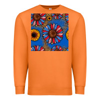 Carrot usa sunflowers seamless pattern Premium Sweatshirt - HRA Design Shop
