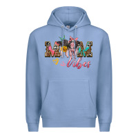 Colony Blue mom vibes baby pigs Premium Hoodie - Artiststas