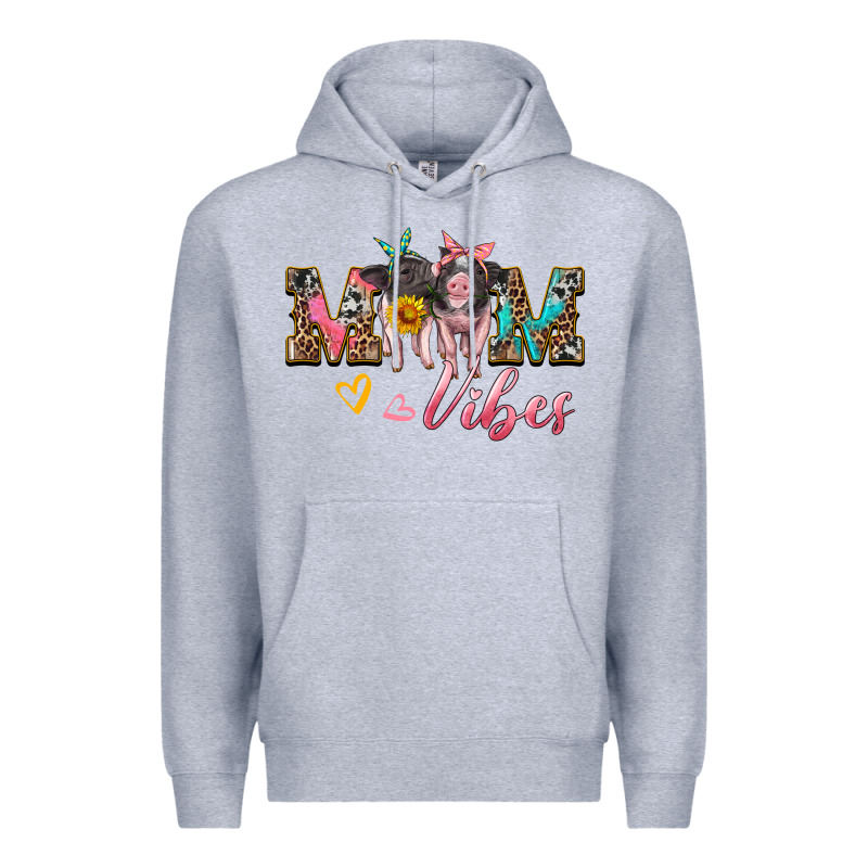 Mom Vibes Baby Pigs Premium Hoodie by Artiststas | Teevron