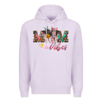 Lilac mom vibes baby pigs Premium Hoodie - Artiststas