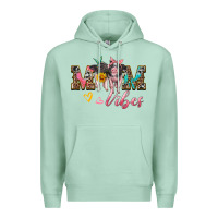 Seafoam mom vibes baby pigs Premium Hoodie - Artiststas