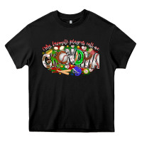 Black my favorite platers call me grandma baseball Heavy Core Tee - CowhideDigitalArt