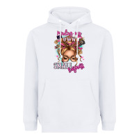 White minding my own small business blonde messy bun Heavyweight Hoodie - texasbilliewilder