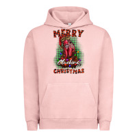 Pigment Salmon merry clucking christmas rooster Urban Hoodie - BarkalooDesign