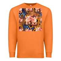 Carrot american pigs seamless pattern Premium Sweatshirt - HRA Design Shop