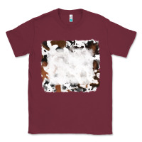 Black And Brown Cowhide Classic Tee | Teevron