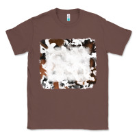 Chestnut black and brown cowhide Classic Tee - RanaPortraitStore