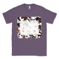 Lavender black and brown cowhide Classic Tee - RanaPortraitStore