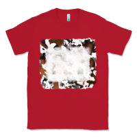 Red black and brown cowhide Classic Tee - RanaPortraitStore
