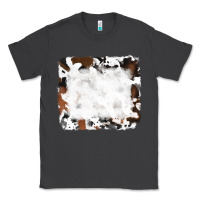 Smoke black and brown cowhide Classic Tee - RanaPortraitStore
