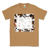 Toasted Coconut black and brown cowhide Classic Tee - RanaPortraitStore