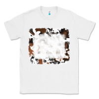 White black and brown cowhide Classic Tee - RanaPortraitStore