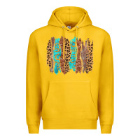 Lemon western brushstrokes Premium Hoodie - AdoDesignShop