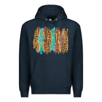 Navy western brushstrokes Premium Hoodie - AdoDesignShop