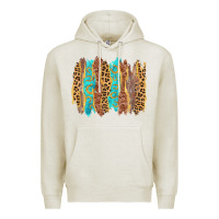 Oatmeal Heather western brushstrokes Premium Hoodie - AdoDesignShop