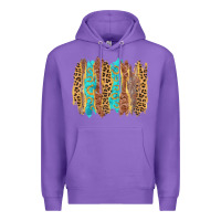Purple western brushstrokes Premium Hoodie - AdoDesignShop