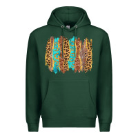 Sports Green western brushstrokes Premium Hoodie - AdoDesignShop