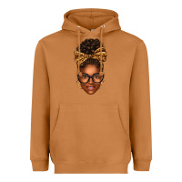 Meerkat afro woman messy bun Heavyweight Hoodie - texasbilliewilder