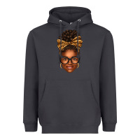 Smoke afro woman messy bun Heavyweight Hoodie - texasbilliewilder