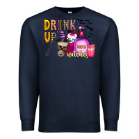 Navy drink up witches Premium Sweatshirt - CowhideDigitalArt