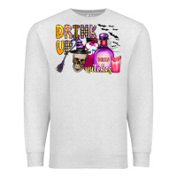 Oatmeal Heather drink up witches Premium Sweatshirt - CowhideDigitalArt