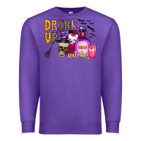 Purple drink up witches Premium Sweatshirt - CowhideDigitalArt
