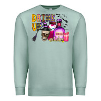 Seafoam drink up witches Premium Sweatshirt - CowhideDigitalArt