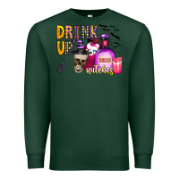 Sports Green drink up witches Premium Sweatshirt - CowhideDigitalArt
