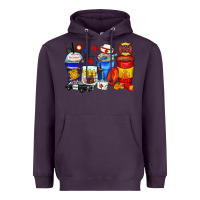 Plum dispatcher coffee cups Heavyweight Hoodie - Zillion Design Studio