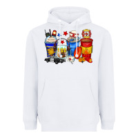 White dispatcher coffee cups Heavyweight Hoodie - Zillion Design Studio