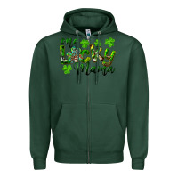 Sports Green st. patricks day one lucky mama Zipper Hoodie - RanaPortraitStore