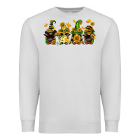 Dove Grey sunflower gnomies Premium Sweatshirt - FaDigitalArtStudio