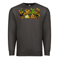 Smoke sunflower gnomies Premium Sweatshirt - FaDigitalArtStudio