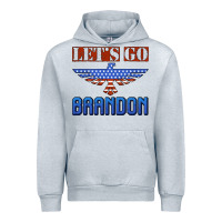 Heather Grey let's go brandon thunderbird Urban Hoodie - Jasminsmagicworld