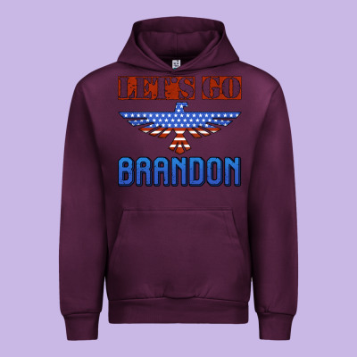 Let's Go Brandon Thunderbird Urban Hoodie Designed By Jasminsmagicworld