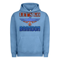 Pigment Pebble Blue let's go brandon thunderbird Urban Hoodie - Jasminsmagicworld