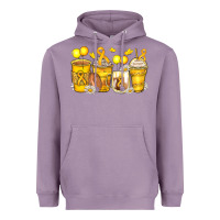 Lavender childhood cancer coffee cups Heavyweight Hoodie - Zillion Design Studio