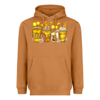 Meerkat childhood cancer coffee cups Heavyweight Hoodie - Zillion Design Studio