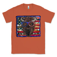 Copper bison with american flag Classic Tee - RanaPortraitStore