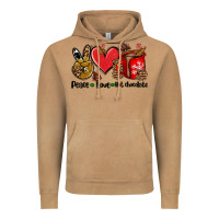 Vintage Camel peace love  hot chocolate Vintage Hoodie - AdoDesignShop